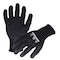 Azusa Safety Coated Work Gloves, Latex, Crinkle, Palm Coating, 2 Abrasion Level, Black, S-7 1 PR CM4000 - alternate 1